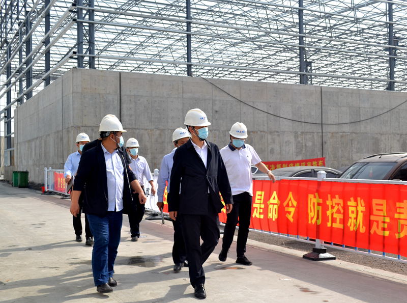 公司党委副书记、总经理张俊到新途公司调研指导工作