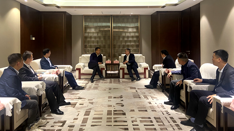 公司党委书记、董事长钱申春拜访芜湖市委副书记、市长宁波2
